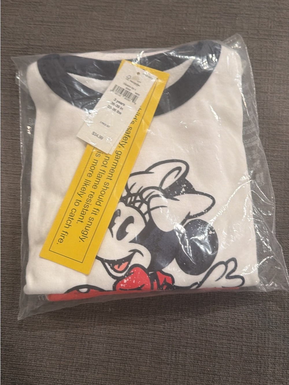 GAP Kids Minnie pajama set - White, Black & Red